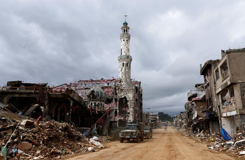 Cảnh tan hoang như tận thế ở thành phố Philippines bị IS nghiền nát